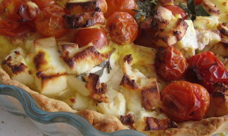 Рецепт тарта сырно-томатный