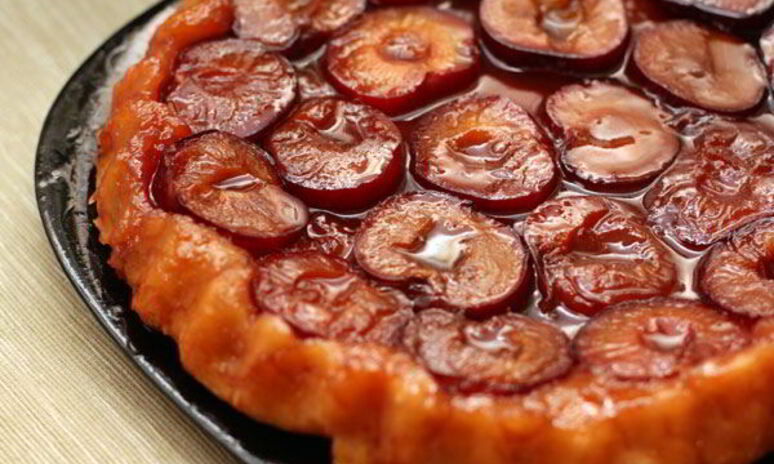 Рецепт тарта татен со сливами