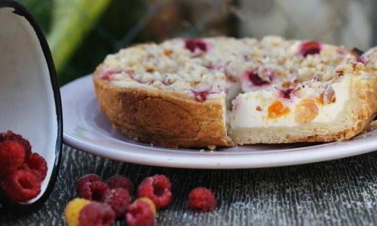 Рецепт тарта творожно-абрикосовый