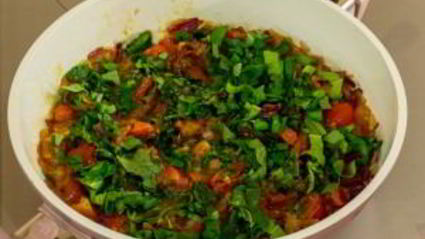 тарты с помидорами и луком