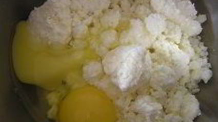 творожно-шоколадный тарт с дыней