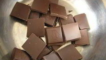 творожно-шоколадный тарт с дыней