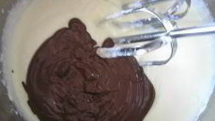 творожно-шоколадный тарт с дыней