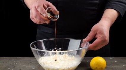 творожный тарт с малиной