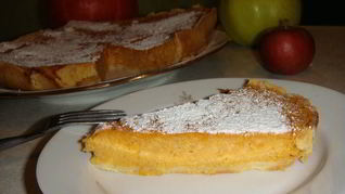 Тыквенно-яблочный тарт