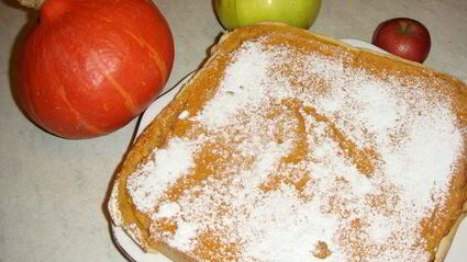 тыквенно-яблочный тарт