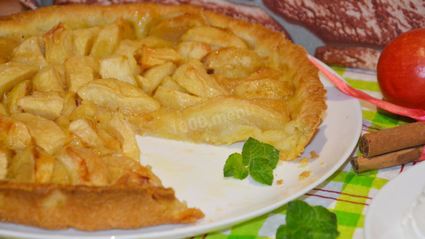 яблочный тарт из яблок