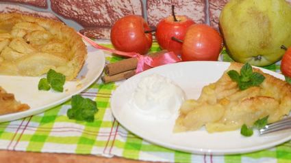 яблочный тарт из яблок