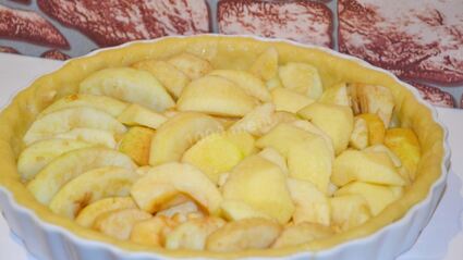 яблочный тарт из яблок