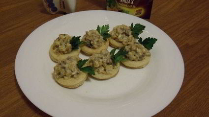 волованы с грибами