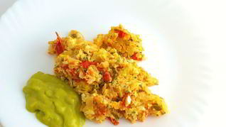 Яичница с помидорами