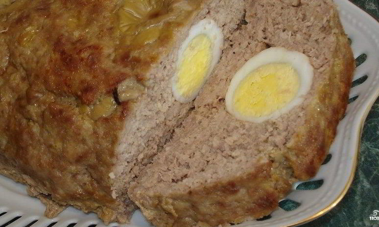 Рецепт яиц в фарше в духовке