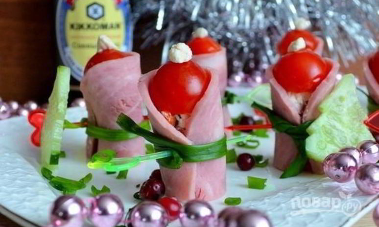 Рецепт закуски дедушки морозы