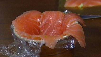 закуска из семги с рисом