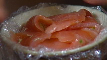 закуска из семги с рисом