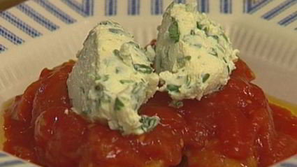 закуска из творога с томатами