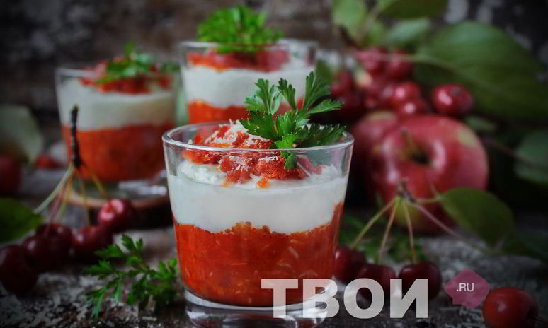 Рецепт закуски из яблок