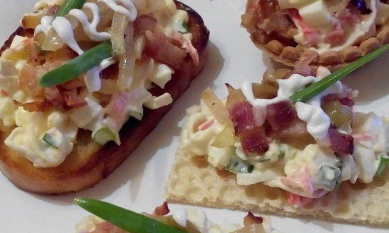 Рецепт закуски крабовое удовольствие