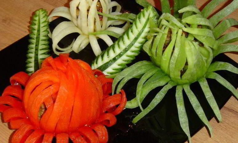 Рецепт закуски летние цветы