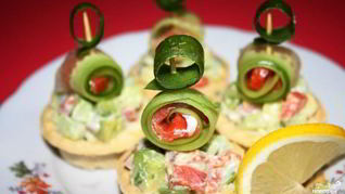 Закуска Новогодние матрешки