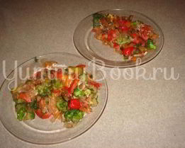 Закуска по-итальянски из овощей и зелени