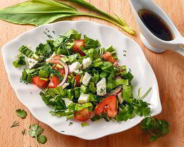 Закуска с черемшой