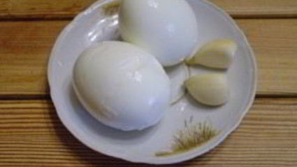 закуска с сыром и чесноком