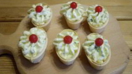 закуска с сыром и чесноком