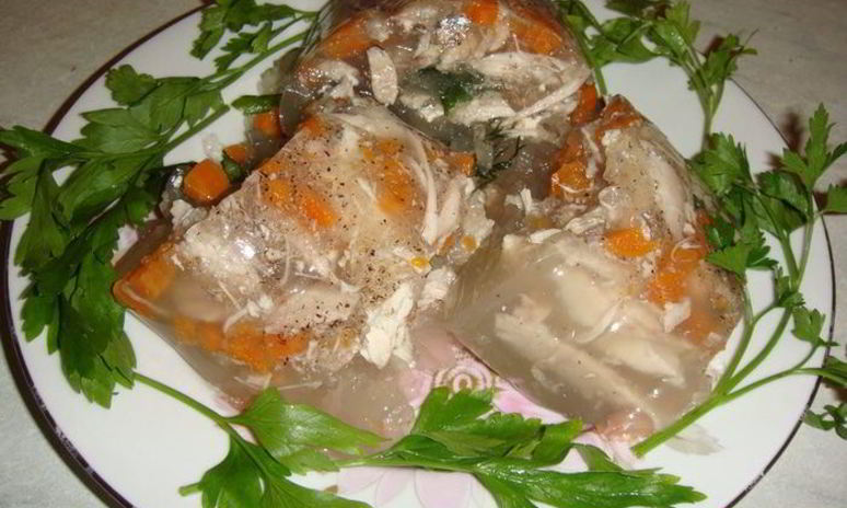 Рецепт заливного из курицы