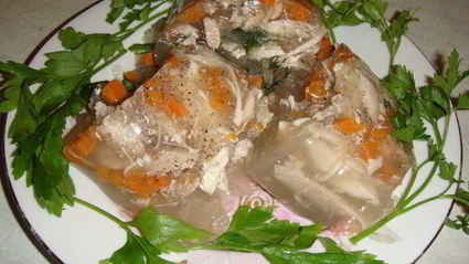 заливное из курицы