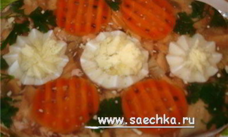 Рецепт заливного из семги