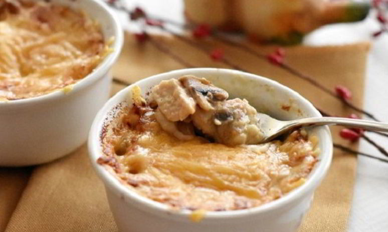 Рецепт жульена с курицей и грибами