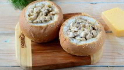 жульен в булочках