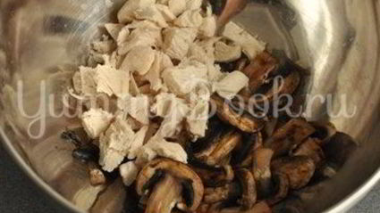 жюльен с курицей и грибами